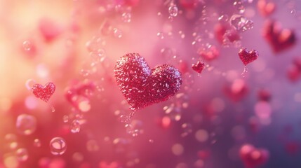 Valentines day sale background - Valentine's Day Concept.
