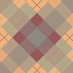 Tartan check plaid pattern. Seamless simple textured dark plaid vector illustration for flannel shirt, blanket, duvet cover, other textile print.