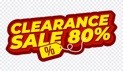 Clearance Sale Design For Creative Campaign