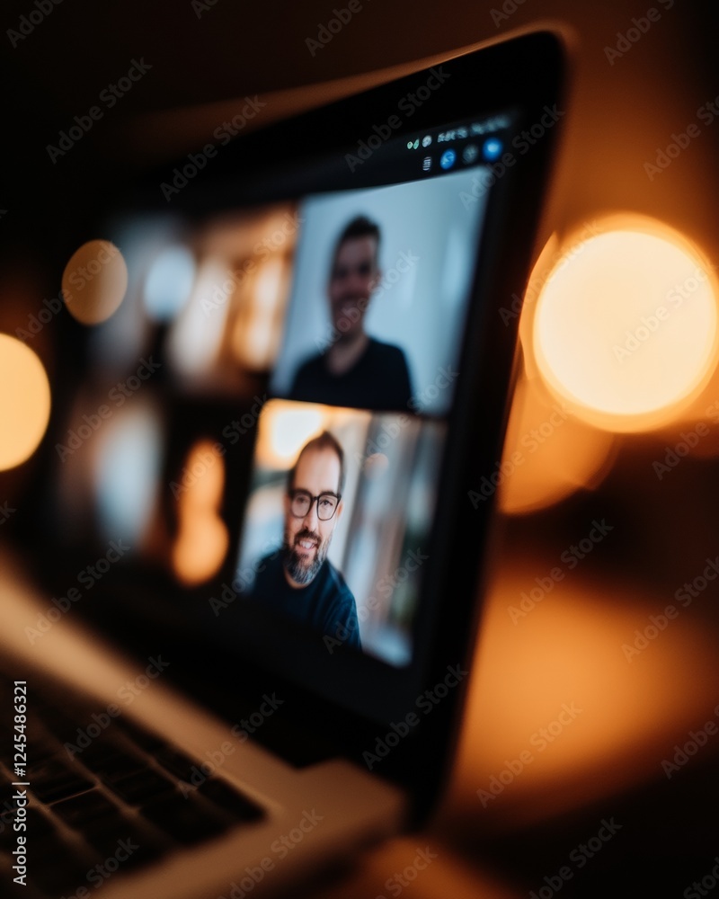 Poster Tech-Driven Virtual Collaboration Cross-Cultural Video Meeting on Digital Workspace - Enhancing Global Business Integration and Seamless Remote Communication