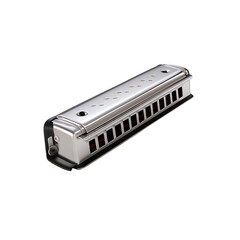 Classic harmonica with metallic cover plates 