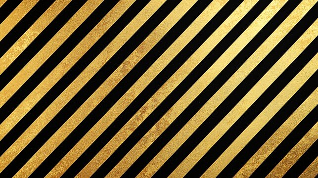 Diagonal gold stripes on black background, design texture