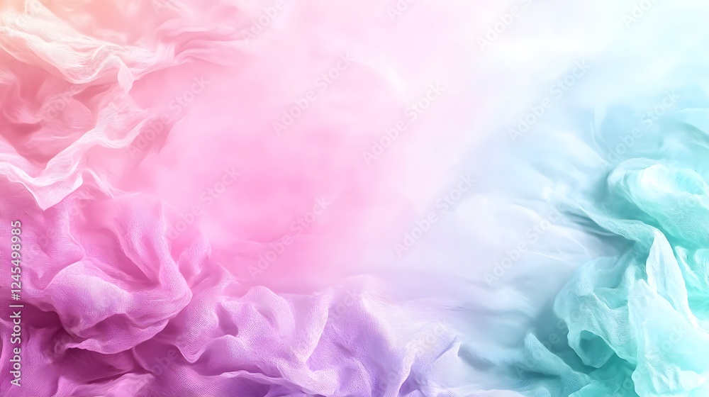 Poster captivating pastel gradient abstract design with soft flowing textures and delicate dynamic patterns
