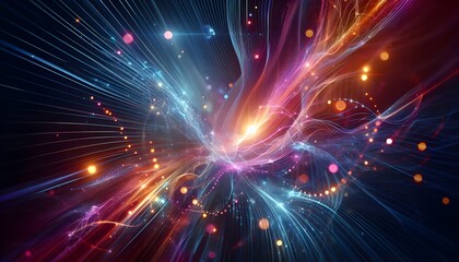 Obraz premium lights of fractal realms