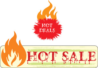 Hot offer badge. Sale price offer deal label template. Product discount festival tag design. Super Sale promotion banner template for media and web.