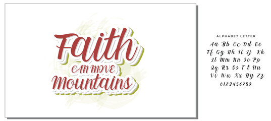 Quotes:-  Faith Can Move Mountains.
Can you use this design for personal and commercial work? T-shirts, sweaters, jumpers, mugs, stickers, pillows, hoodies and, any printable products
