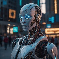 Leonardo_Kino_XL_A_futuristic_humanoid_AI_robot_with_glowing_c_0 