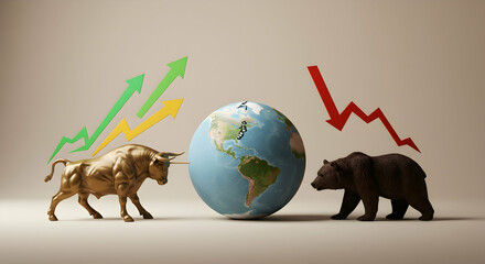 Global Market Trends: Bull vs. Bear on a World Stage