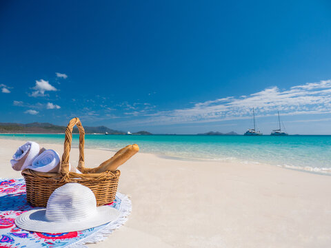Picnic at Whitehaven Beach in the Whitsundays