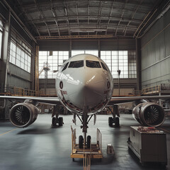 Fototapeta premium airplane in the airport