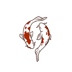 Two Koi Fish