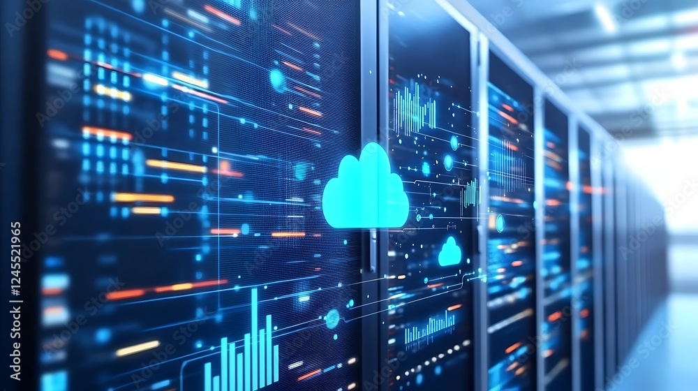 Poster data visualization in the cloud with graphs and analytics