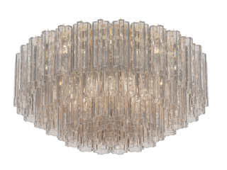 Addis 16 Light Flush - Elegant Lighting Fixture Against white Background