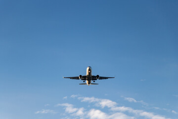 airplane in the sky