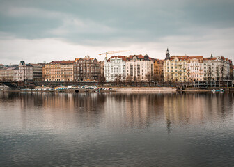 Obraz premium Vltava river in Prague
