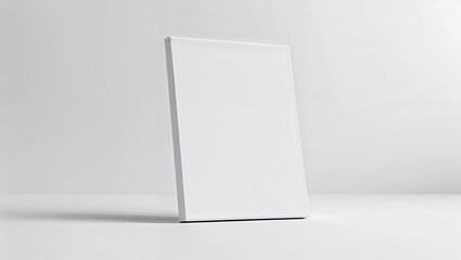 blank white book
