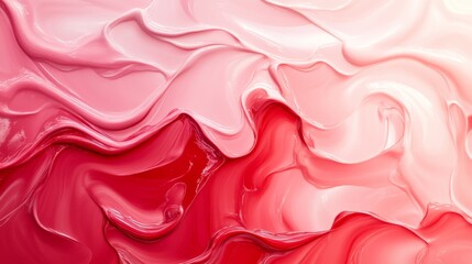 Obraz premium Warm Red Gradient Abstract Background with Flowing Fluid Textures