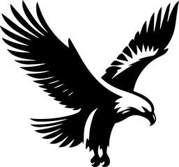 Fototapeta premium Eagle Vector Silhouette