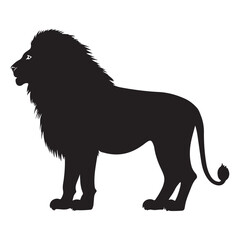 Lion Outline Vector – Premium Digital Artwork for Prints