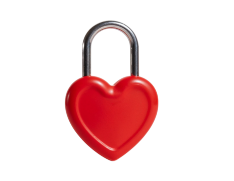 heart shaped padlock