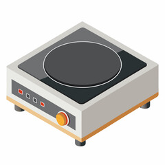 Fototapeta premium Induction Cooker in modern design