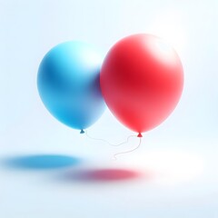 3D Balloon Isolated on White Background 1