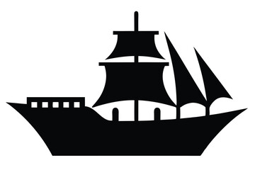 ship silhouette vector