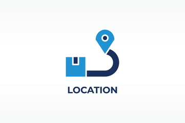 LOCATION vector, icon or logo sign isolated symbol illustration