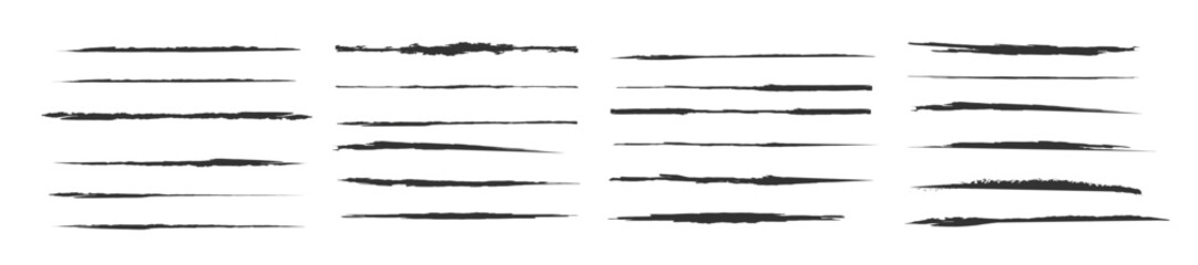 Set brushes doodles ink brushes set vector grunge brushes