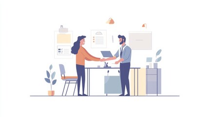 Employer, boss hiring candidate after successful job interview. Happy customer and lawyer, finishing consultation, meeting, shaking hands. Happy business men giving handshakes after negotiations