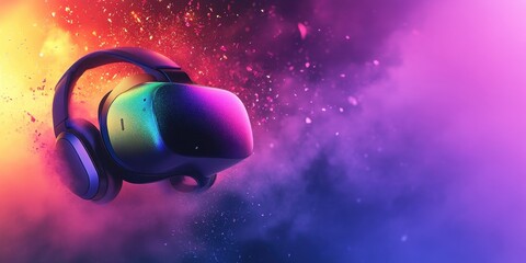 Immersive Virtual Reality Headset and Headphones: Experience the Next Level of Gaming and Entertainment