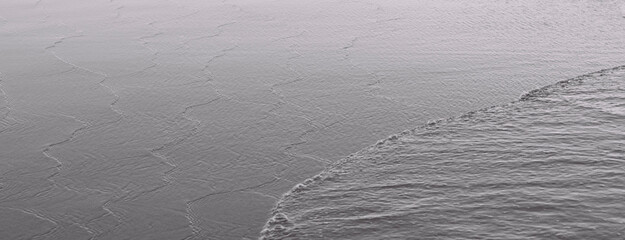 Abstract monochrome shot at the beach
