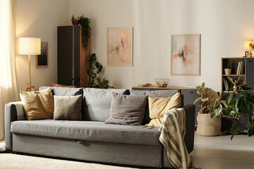 Cozy Living Room with Stylish Decor Elements