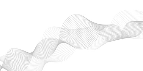 Abstract wavy curve lines background. Modern template abstract design flowing particles wave digital frequency track equalizer. abstract wave line for banner, wallpaper background with wave design.