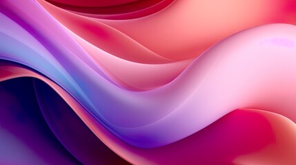 Abstract soft waves Beautiful Abstract 3D Background with Smooth Silky Shapes soft forms ..