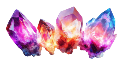 Vibrant Crystal Cluster
