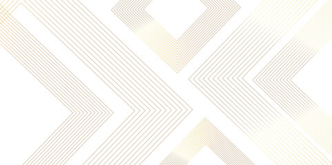 Fototapeta premium Abstract golden and white neon geometric light technology digital hi tech concept background. Vector illustration abstract graphic design banner pattern presentation background web template.