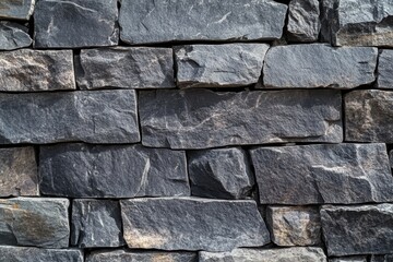 Naklejka premium Seamless dark stone texture featuring unique patterns ideal for modern interior decor and stylish background applications