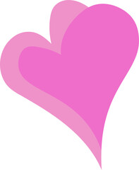 Modern Love Celebration Vector Illustration