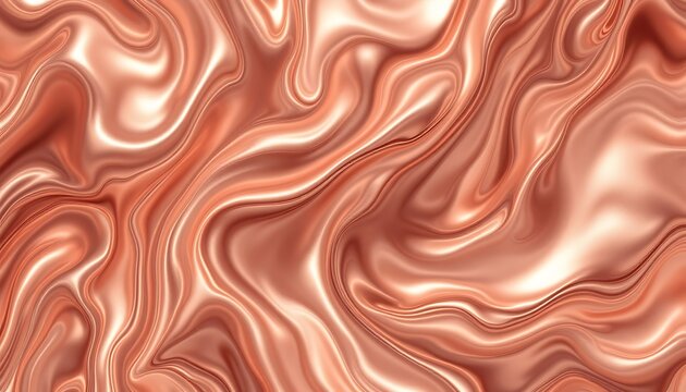 Rose Gold Liquid Marble Texture Background Image