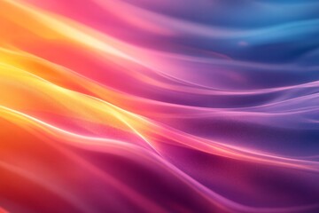 Obraz premium Abstract Colorful Waves Digital Art Background