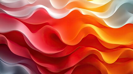 Abstract waves of vibrant colors flowing seamlessly, creating a dynamic visual experience