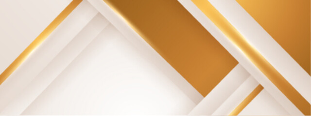 modern white and gold geometric background for web design, modern presentations, and business design