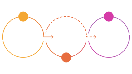 Infographic process design 3 options or steps.
