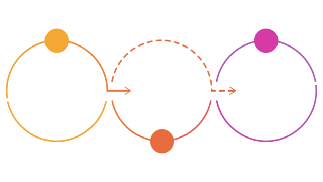 Infographic process design 3 options or steps.