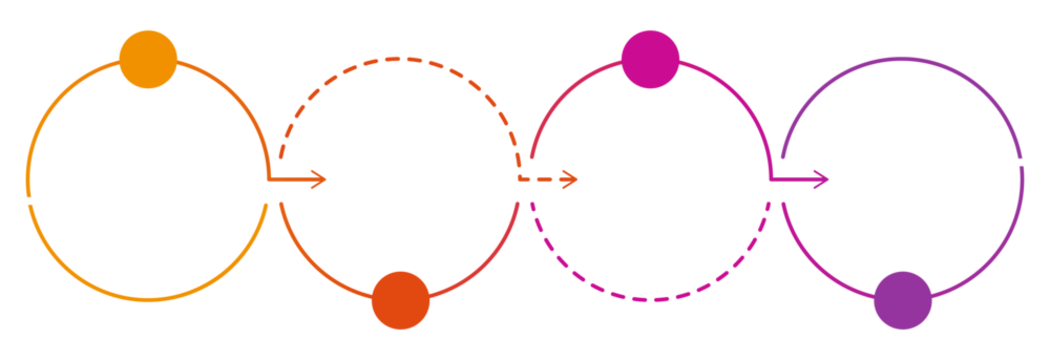Infographic process design 4 options or steps.