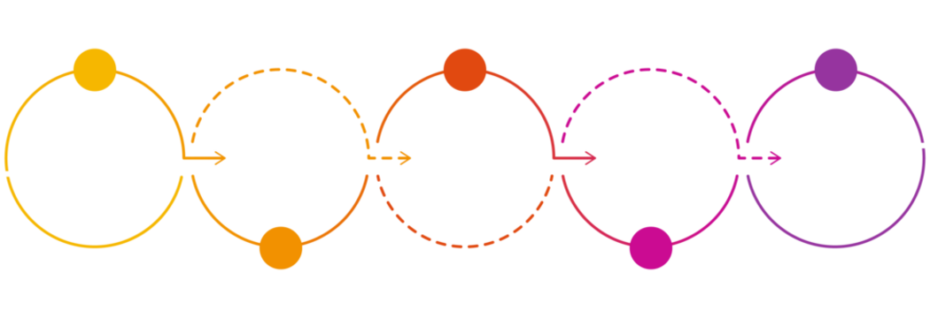 Infographic process design 5 options or steps.