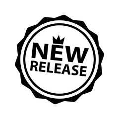 new release stamp icon vector design templates
