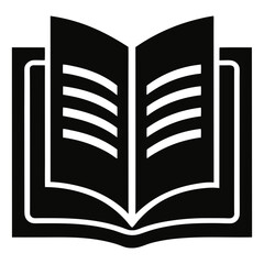 open book icon vector illustration