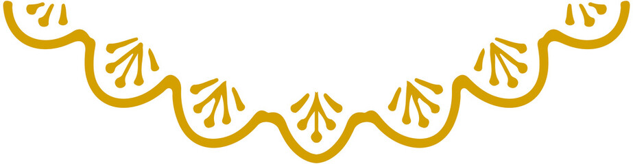 Fototapeta premium Lace divider decoration